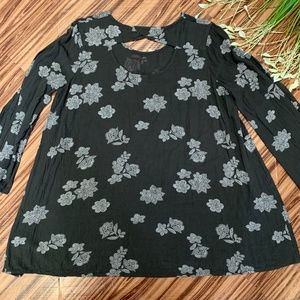 Mossimo‎ Boho 3/4 Bell Sleeve Floral Blouse, S